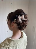 ゆるふわ編み込み