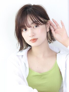 オーロ 武庫之荘店(ORO) 外ハネボブ/大人ガーリー/小顔ボブ/黒髪