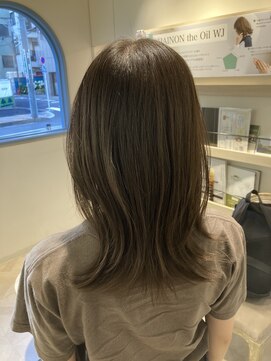 シェノン 赤羽店(CHAINON) スチームトリートメントで柔らかい髪質にレイヤーカット赤羽