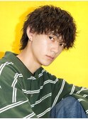 メンズ波巻きツイスパニュアンススパイラルスパイキーショート