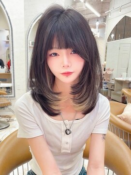 ロンドローズ 名古屋(Lond damaskRose) ダブルカラー ブリーチ 名駅 韓国 ボブ 髪質改善 縮毛矯正