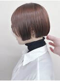 *リップラインボブミニボブ切りっぱなしボブぱっつんボブディ