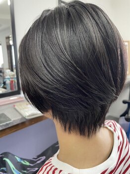 ぱ~ま屋 おおさきの写真/黒髪・暗色でも美しい透明感が◎気になる白髪もオシャレにカバー!大人女性の魅力を引き出します☆