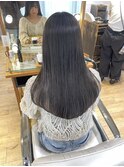 グレージュ 透明感 赤み消しカラー ロングレイヤー 横浜★