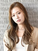 アース 鶴見店(HAIR&MAKE EARTH) ナチュラルロング×マロンカラー