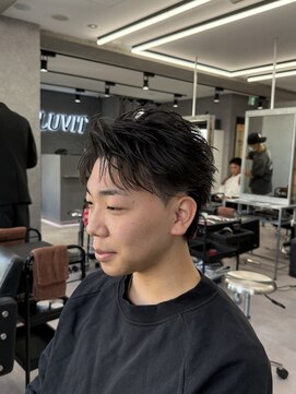 フェザーショートパーマ