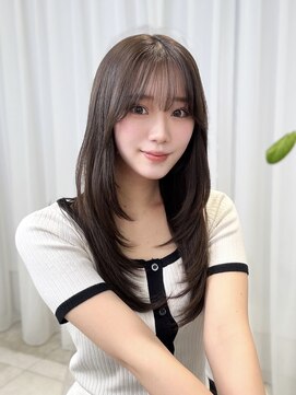 レイリー 原宿 表参道(Rayreee) シースルーバング小顔ロングレイヤー