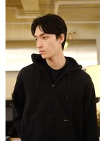 ランプ 代官山(the lamp)&nbsp;大人ストリート上品王道センターパートスタイルメンズミディアム