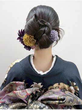 サロン ド ユーア(salon de yuua) 広島市中区大手町美容院　和装ヘアアレンジ　成人式
