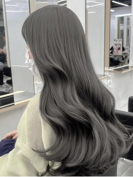 ネハス 名古屋栄店(nehus.) ミルクティー/ブリーチカラー/ウルフカット/レイヤーカット