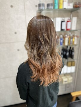 ヘアーサロン クレア(Hair salon Crea) 【Crea】インナーカラー×オレンジ