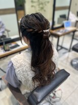 ケンジ 南林間(KENJE)&nbsp;アレンジ×ハーフアップ×ヘアアレンジ【南林間】