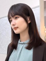 アンフィニー 銀座(ANFINI)&nbsp;前髪/顔まわり小顔/大人レイヤー/レイヤーカット/丸顔/面長/銀座