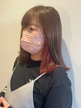 ショートヘア ハーフアンドハーフ(HALF AND HALF) 切りっぱなしミディアム