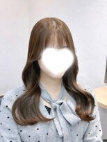 トト 船橋店(toto.)&nbsp;◇前髪顔周りカットピンクベージュアンブレラカラー船橋