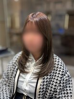 ケンジ 平塚 アネッタ(KENJE annetta)&nbsp;【レイヤーカット】【ワンカラー】オリーブブラウン