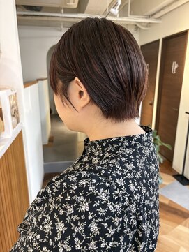 ラナ(LANA) カシスブラウン×まるみあるショートボブ