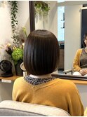 内巻きボブ