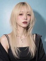ノラ ヘアーサロン(NORA HAIR SALON) 真っ白すぎないブロンドが人気です◎ハッシュカット抜きっぱなし