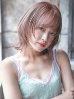 カライング(ing)&nbsp;大人可愛い顔周りレイヤーボブウルフカットミディアム◎20代30代