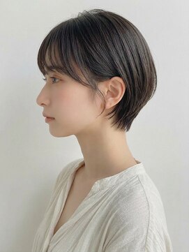 クラリス(Claris) ナチュラル◎大人ひし形ショート/縮毛矯正×艶感暗髪スタイル