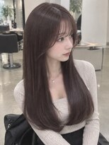 ミリ(mm)&nbsp;10代20代30代艶髪ブリーチなし暗めグレージュカラーブリーチなし