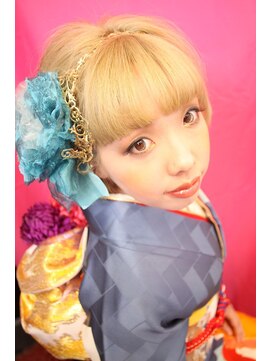 アクタノイドエット(acta noid etto) 成人式ヘアメイク　２　＃市場