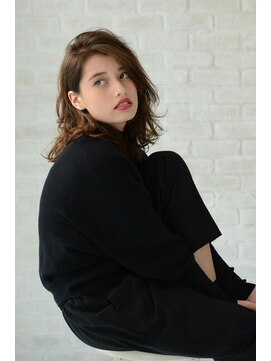 アース 上野店(HAIR&MAKE EARTH) 秋冬☆リラクシーなラフウェーブミディ【EARTH 上野】