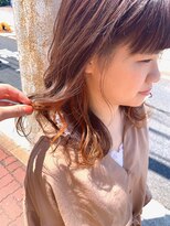 サイン ハニー(Sign honey) 【SIGN】 インナーカラー Beige×orange