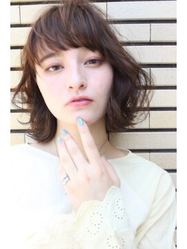 リルウ 阿倍野キューズモール(LILOU) 抜け感レイヤーボブ