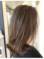 アーチフォーヘアー(a rch for hair) 【ナチュラルハイライト】×【甘辛レイヤー】