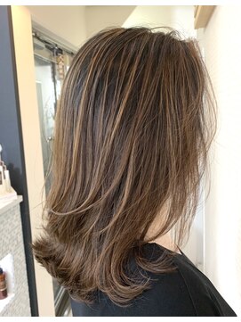 アーチフォーヘアー(a rch for hair) 【ナチュラルハイライト】×【甘辛レイヤー】