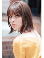 表参道 roijir ナチュラルボブ ×マロンベージュ