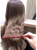 【髪質改善カラー】艶々ブラウン