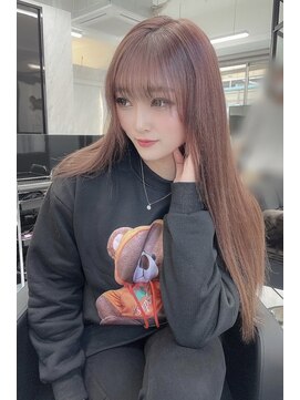 リア 大阪梅田(Ria) ～ピンクブラウン シールエクステ～　【Ria 大阪 梅田】