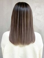 アイティー バイ アルバム 中野店(IT by ALBUM)&nbsp;グレージュロング_ミニウルフテラコッタくすみブルー_ba321511