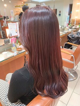 テトラ バイ ネオリーブ 横浜西口店(tetra by neolive) 艶々ピンクカラー♪