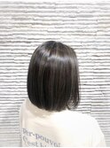 切りっぱなしボブ♪バレイヤージュ /ベビーバング/カール/