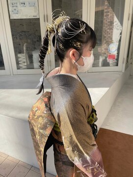 マッシュ アドベ 八戸ノ里(MASHU ADOBE) 成人式のセットスタイル