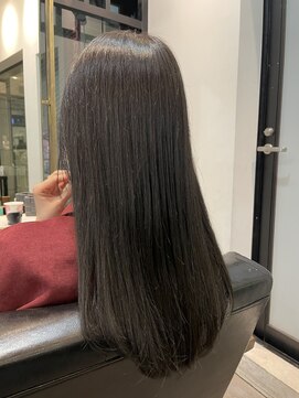 シャロン(SHARON) 【SHARON原宿】艶ロング×TOKIOトリートメント×ダークアッシュ