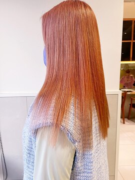 バブ バイネオリーブ(Bab by neolive) ピンクオレンジ☆ロング