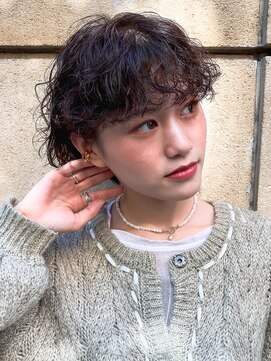 ピークアブー 銀座並木通り(PEEK-A-BOO) 【デザインパーマ】のマッシュボブ