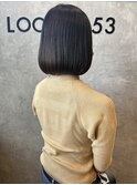 LOOC式ダメージレス縮毛矯正×ミニボブ