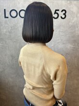 ルークサンゴーサン(LOOC/353) LOOC式ダメージレス縮毛矯正×ミニボブ