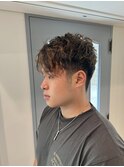ハイライト×ツイストパーマ