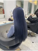 【 ペールブルー 】グレーに色落ちする寒色系color