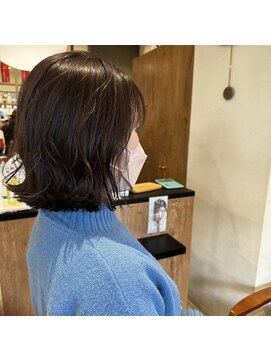 アルマヘアー(Alma hair by murasaki) ◎ダークカラーの切りっぱなしボブ◎
