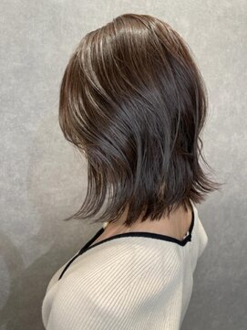 スーリール 西新店(Sourire) 外ハネボブ×ブラウンカラー☆