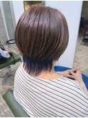 インナーバイオレット×ウルフショート