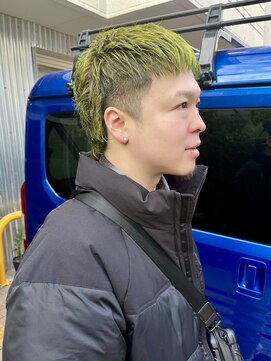 ザレミー(THE REMMY) マレットヘア/ショートウルフ/メンズカット/メンズカラー